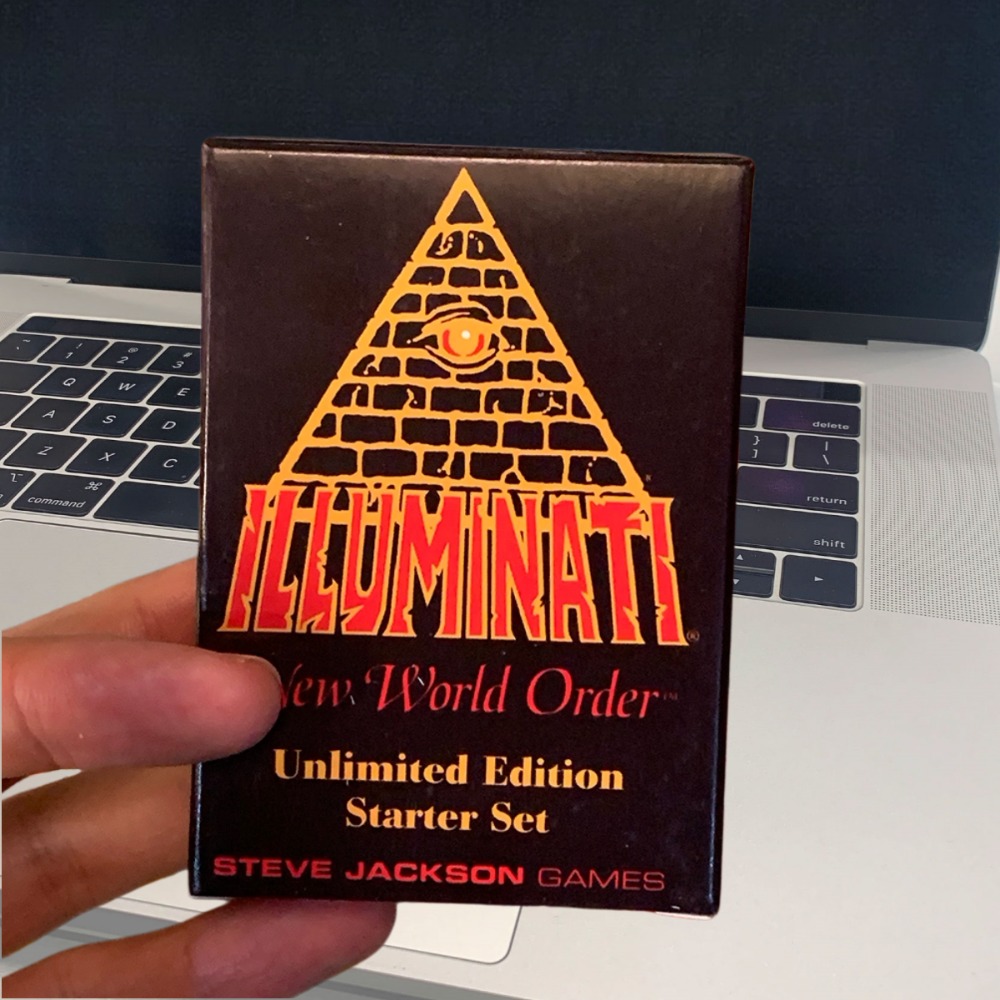Board Game Zoo - Engelse versie 110 stuks Illuminati 1995