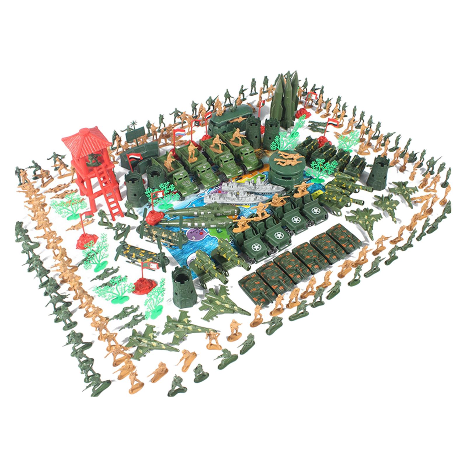 Board Game Risk - 289 Stuks 5cm Plastic Legermannen Speelset