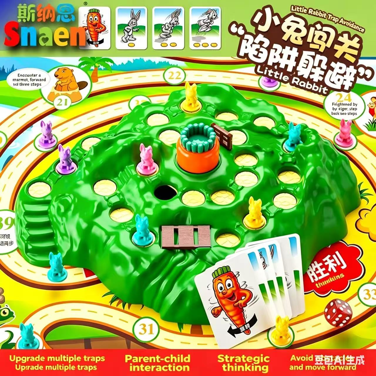 Board Game Saboteur - Hot Sale Fun Toy Rabbit Trap