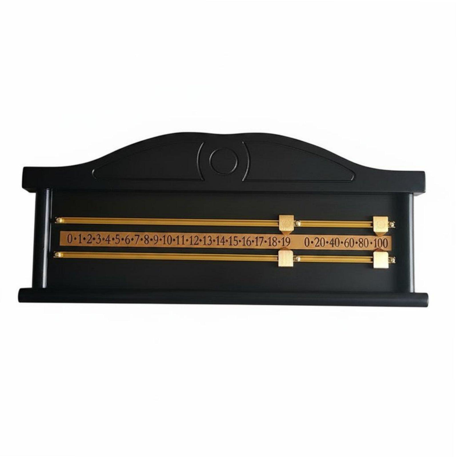 Board Game Room - Snooker scorebord met dubbele tracks, massief