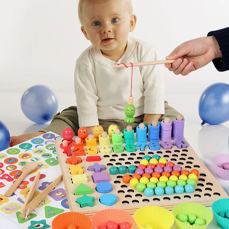 Board Game For Kids - Educatief speelgoed voor kinderen Montessori Houten