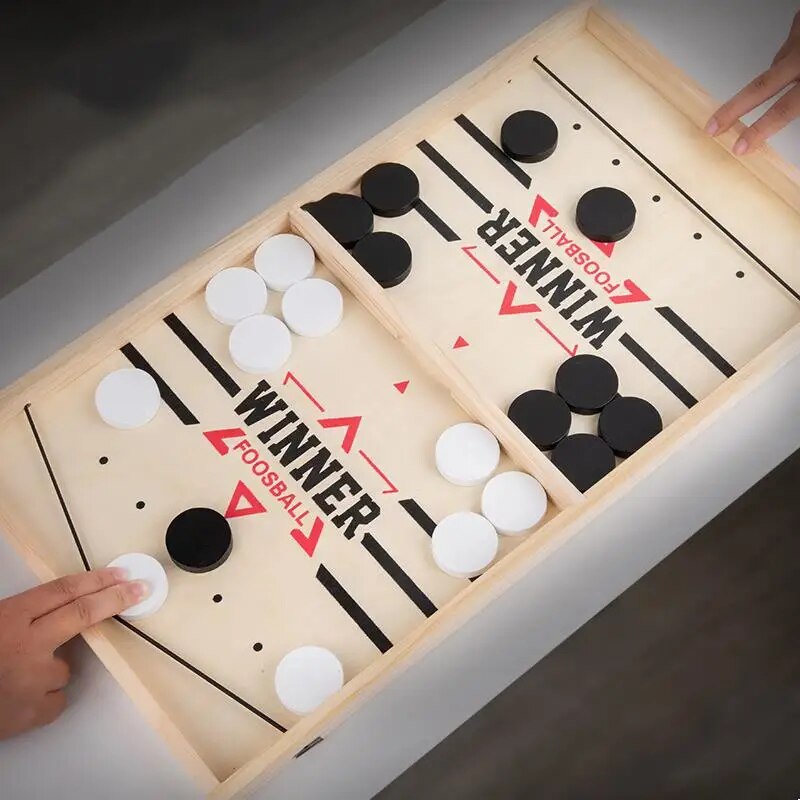 Board Game Harmonies - Tafelhockey Tempo Sling Puck Bordspel Snel