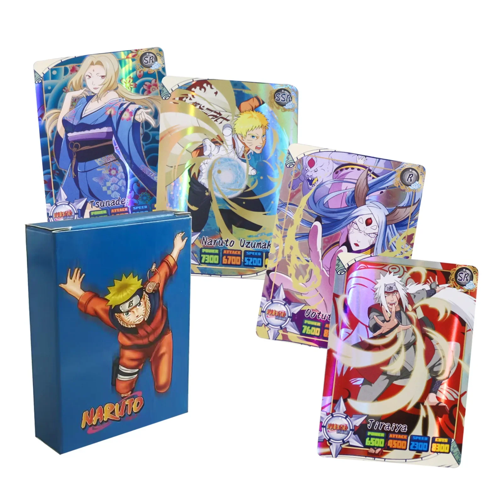 Board Game Naruto - 50 Stuks Naruto Engels Kaarten Flashy