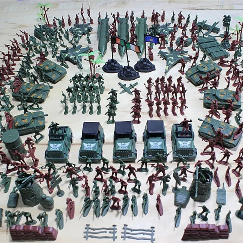 Board Game Risk - 307 stuks Tweede Wereldoorlog Militaire Speelgoedsoldaat