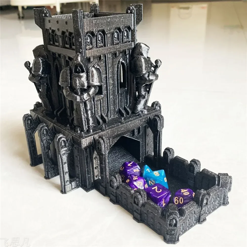 Board Game Dnd - 3D-geprinte kasteel dobbelstenen toren tafelblad gaming