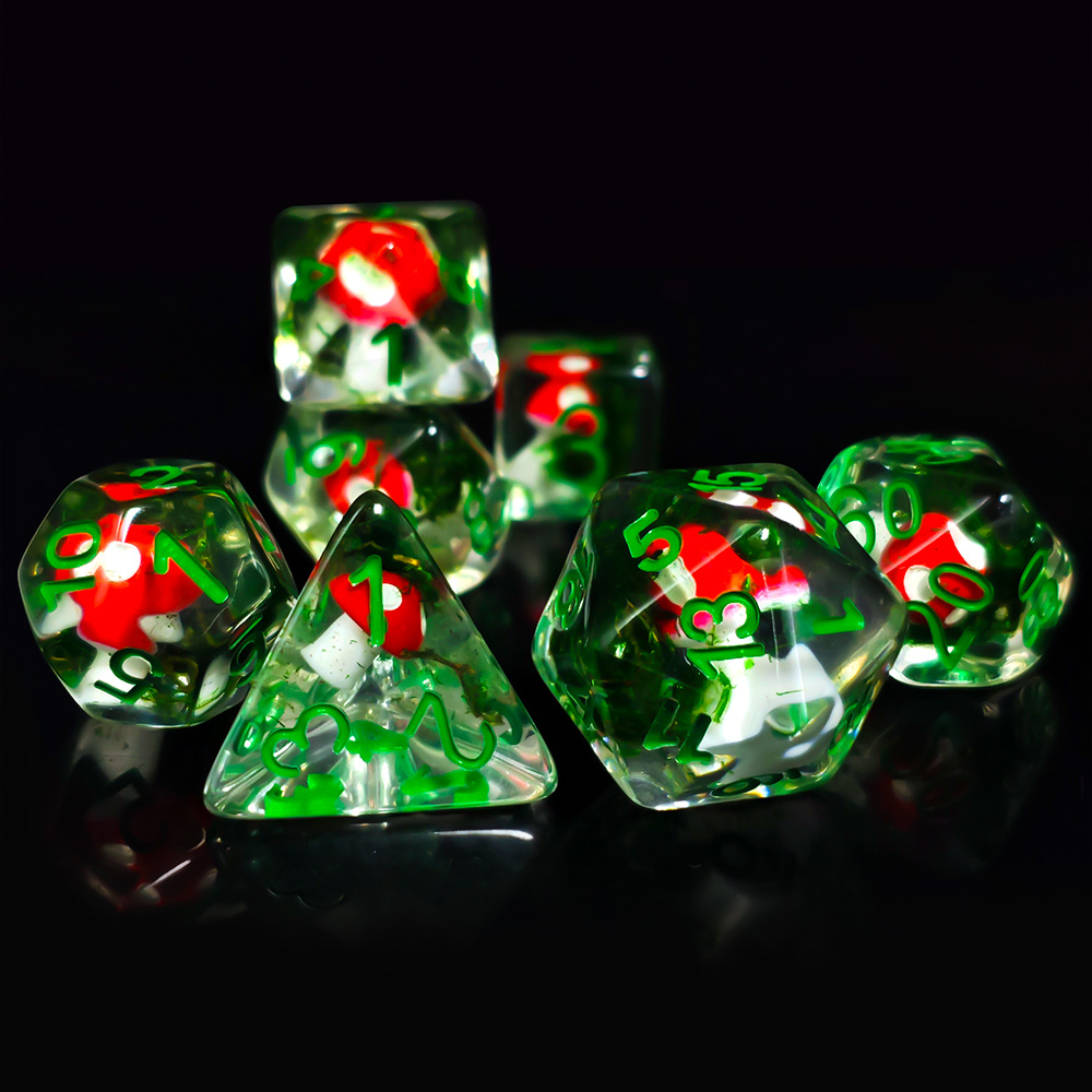 Board Game Dnd - 7 stks/set DND Dobbelstenen Transparante Hars