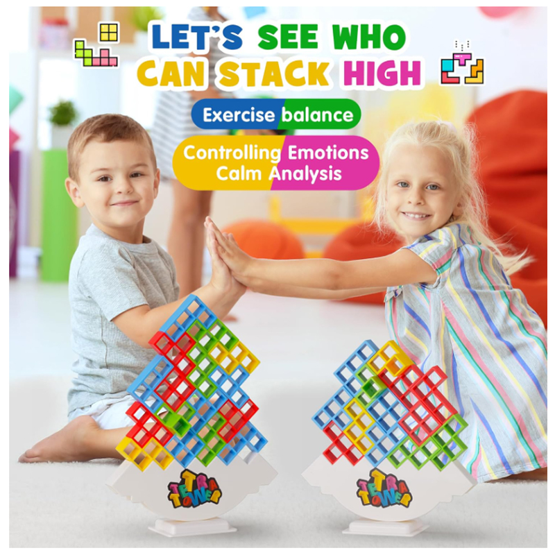 Board Game Saboteur - Nieuwe 3D Tetris Tower Balancing Stapelspeelgoed,