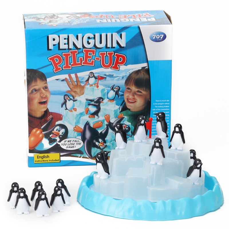Board Game Saboteur - IJsberg Gestapelde Pinguïn Evenwichtige Speelgoedspellen Bordspel