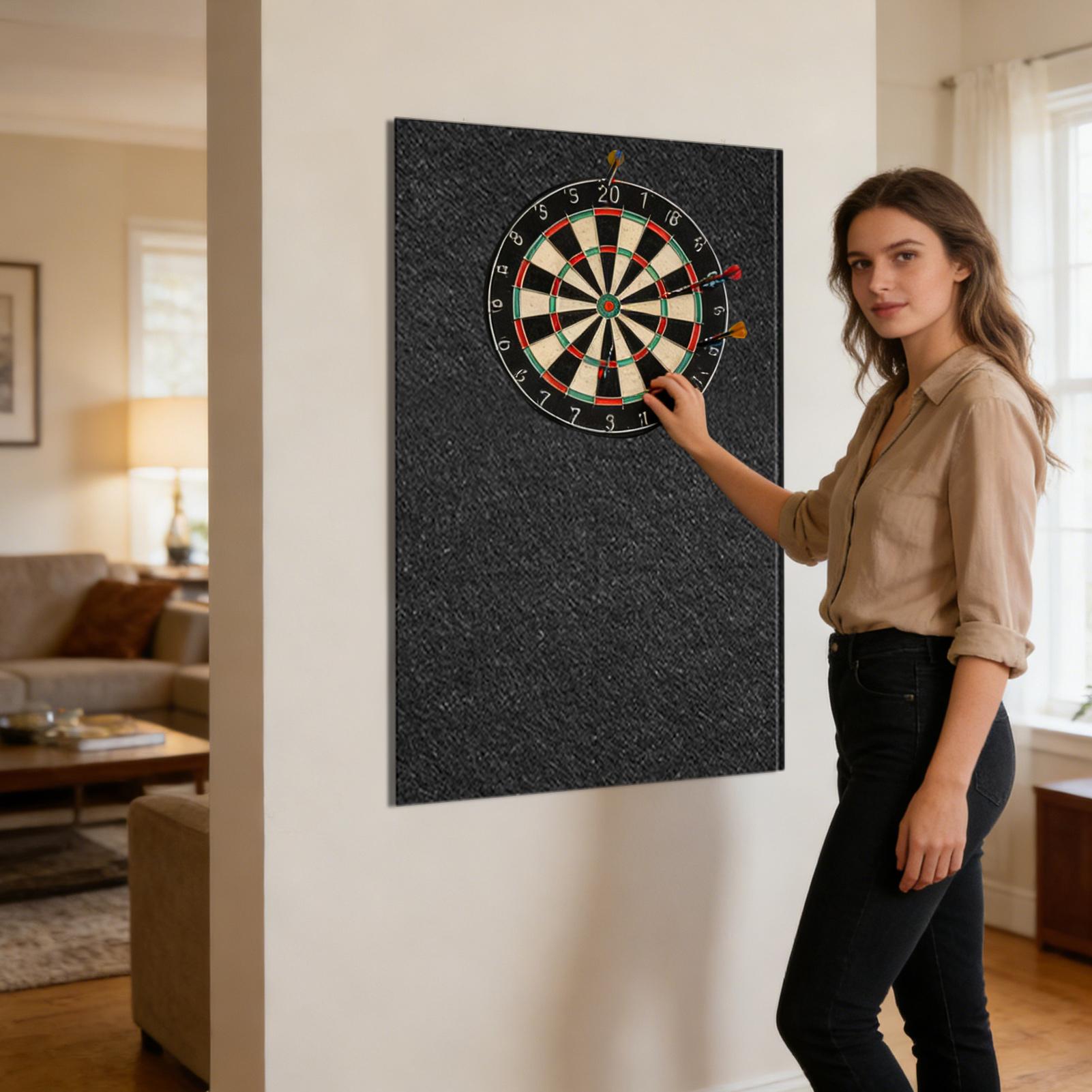 Board Game Room - Dartbord Wandbeschermer Vilt Omranding Achterwand Dartbord