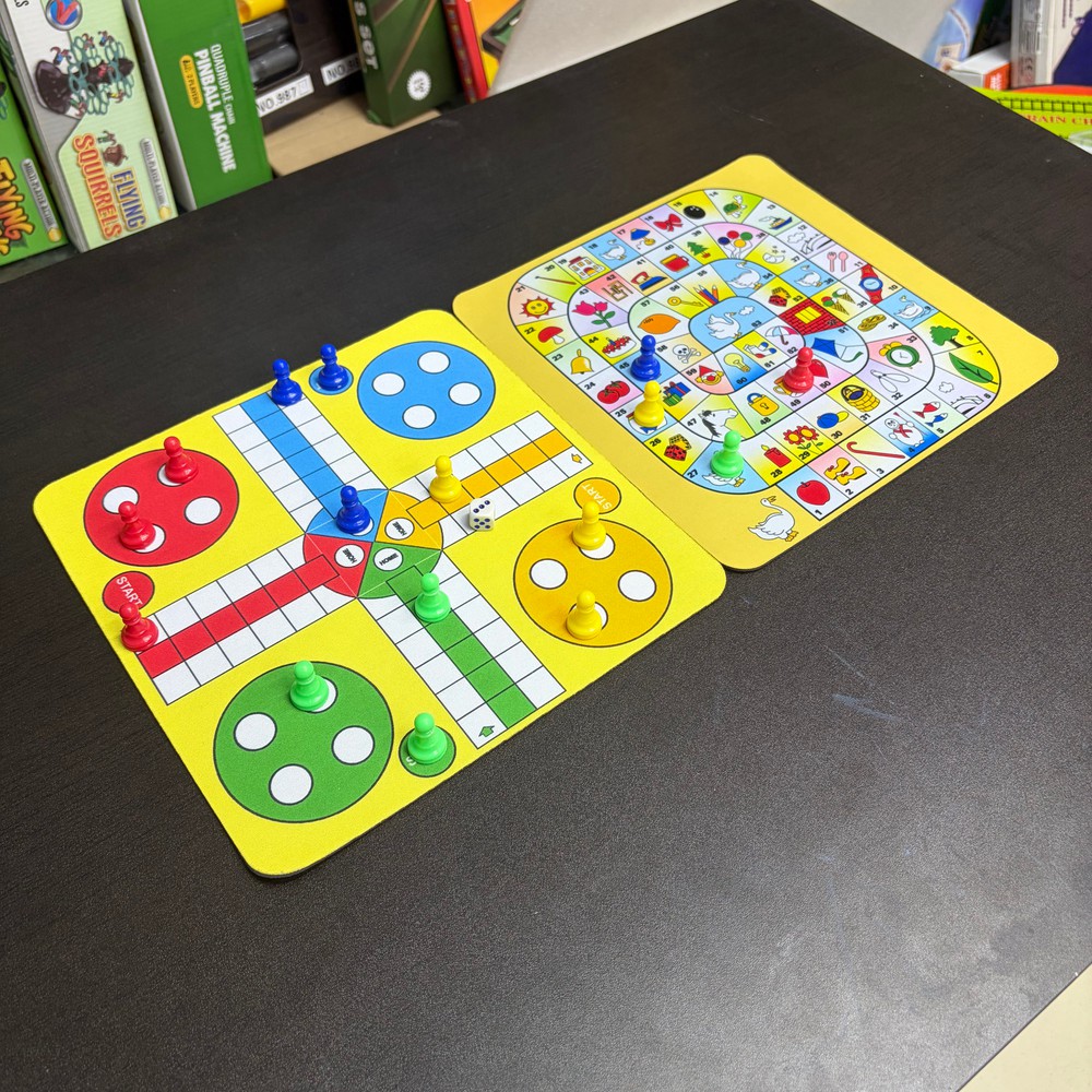Board Game Ludo - 2-delige Ludo en Zwaan bordspelset, inclusief