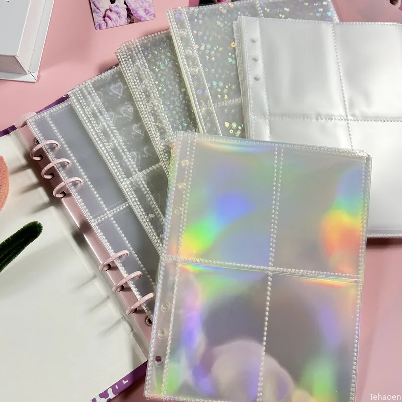 Card Sleeves Protector - 1-4 Grid Transparante Fotokaart Binder Binnenpagina's