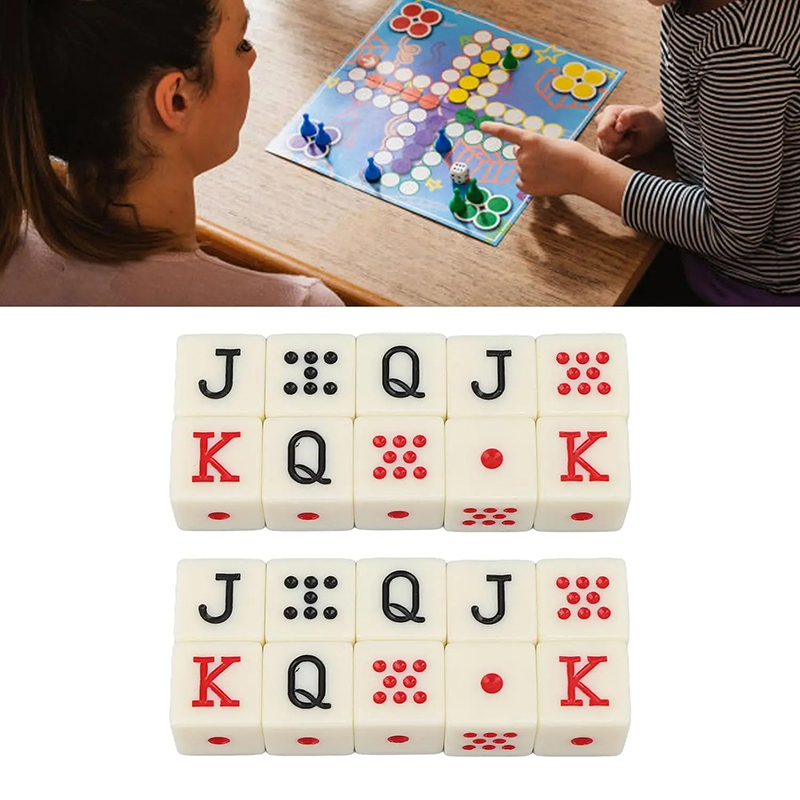 Board Game Ludo - 10 Stks/set 16Mm Vierkante Hoek Acryl