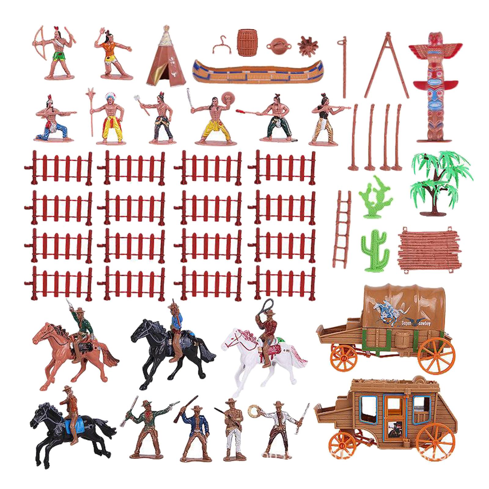 Board Game Risk - 1Set Cowboys en Plastic Figuren Speelset