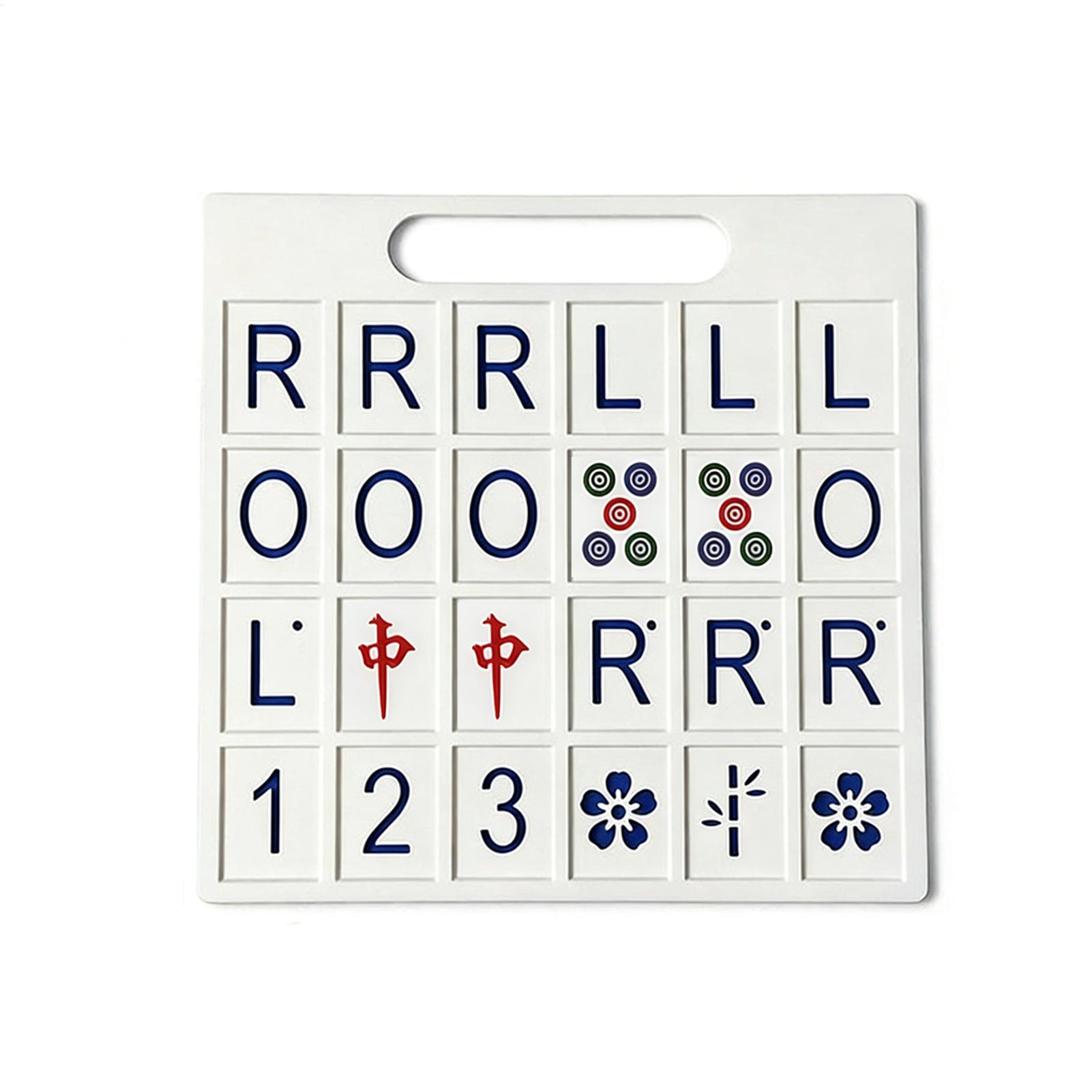 Board Game Room - Solo Mahjong-bord 24 vakjes Draagbaar strategiespel