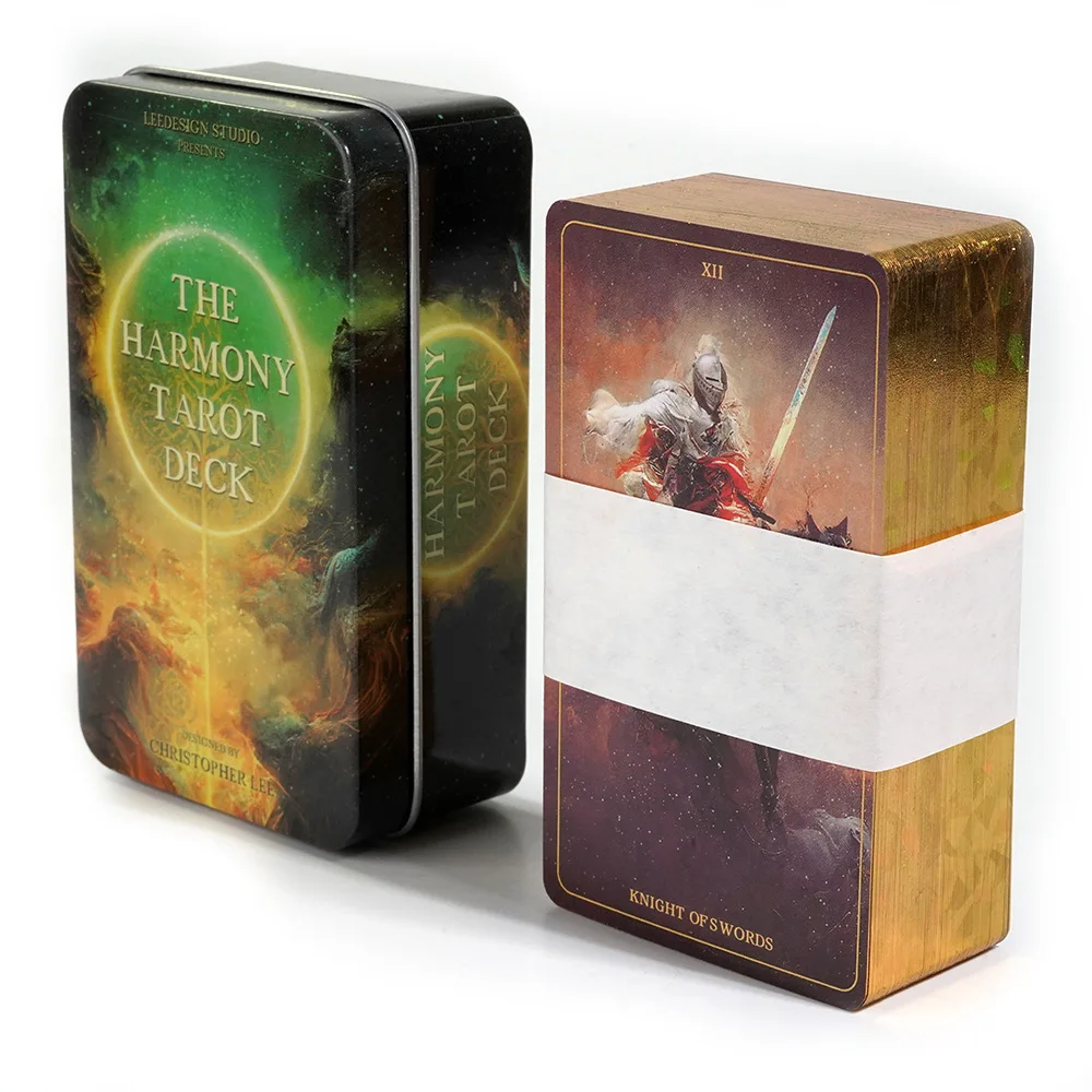 Board Game Harmonies - Het Harmonie Tarotdek, 78 Upgrade Vergulde