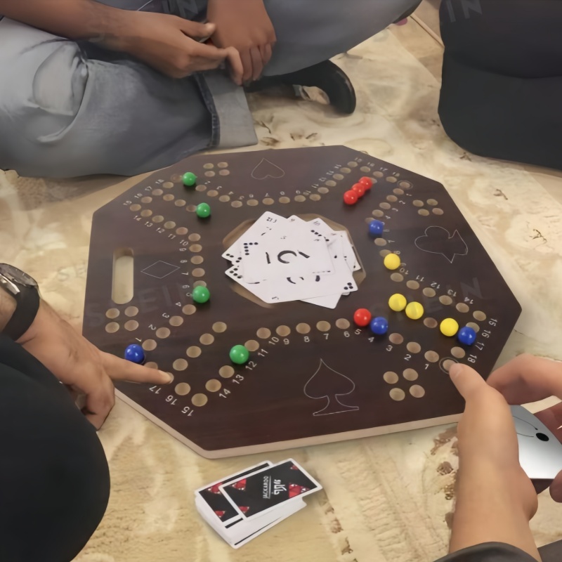Board Game Electronic Table - Bordspellen, 4-spelers, Arabisch, tafelspellen, partyspellen, reisspellen,