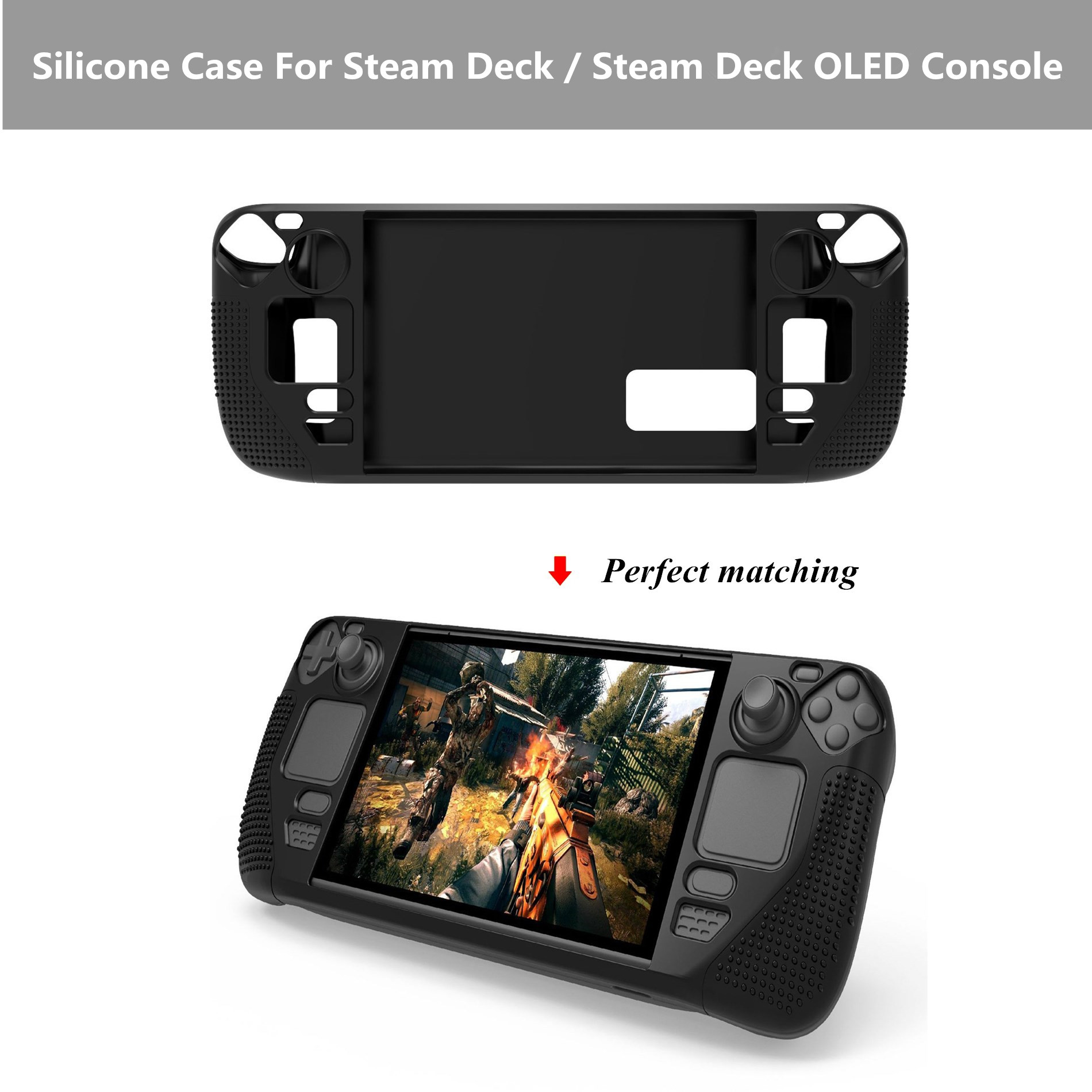 Board Game Steam - Staem Deck OLED-accessoires Siliconen hoesje voor
