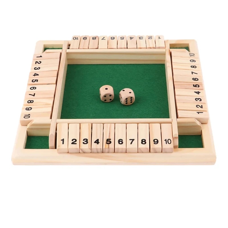 Board Game Azul - Deluxe vierzijdige 10-nummers Shut The Box