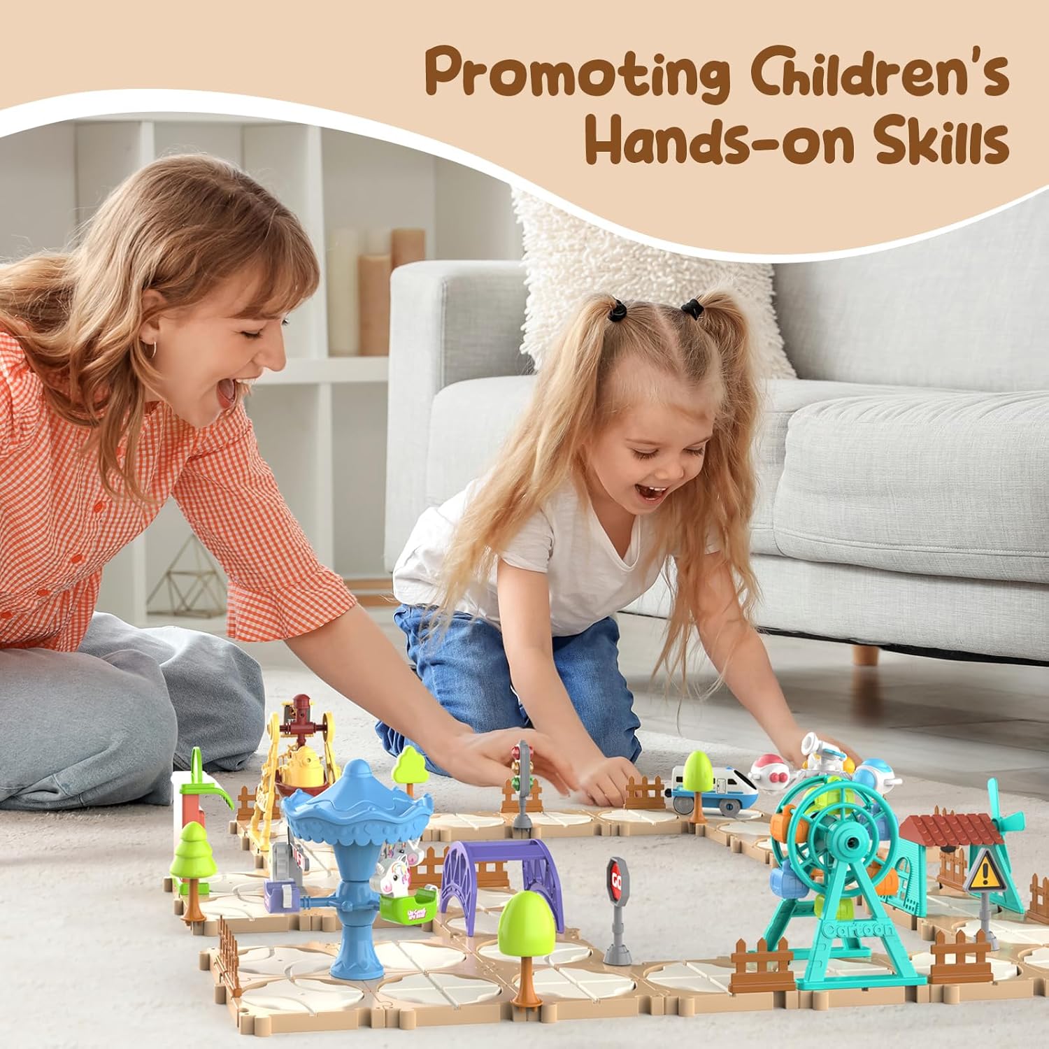 DIY puzzelbaan autoset montage - Board Game For Kids recensie en prijs