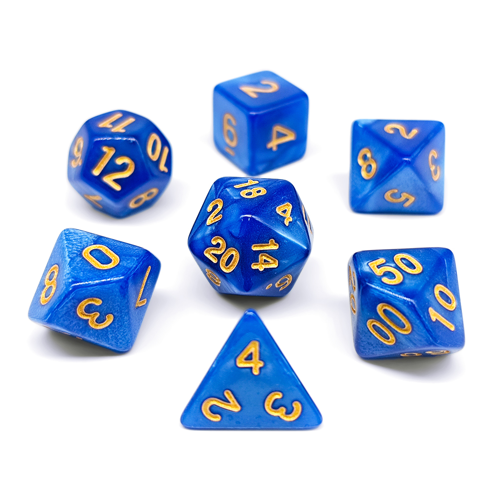 7-delige heldergroene parelwit - Board Game Dnd recensie en prijs