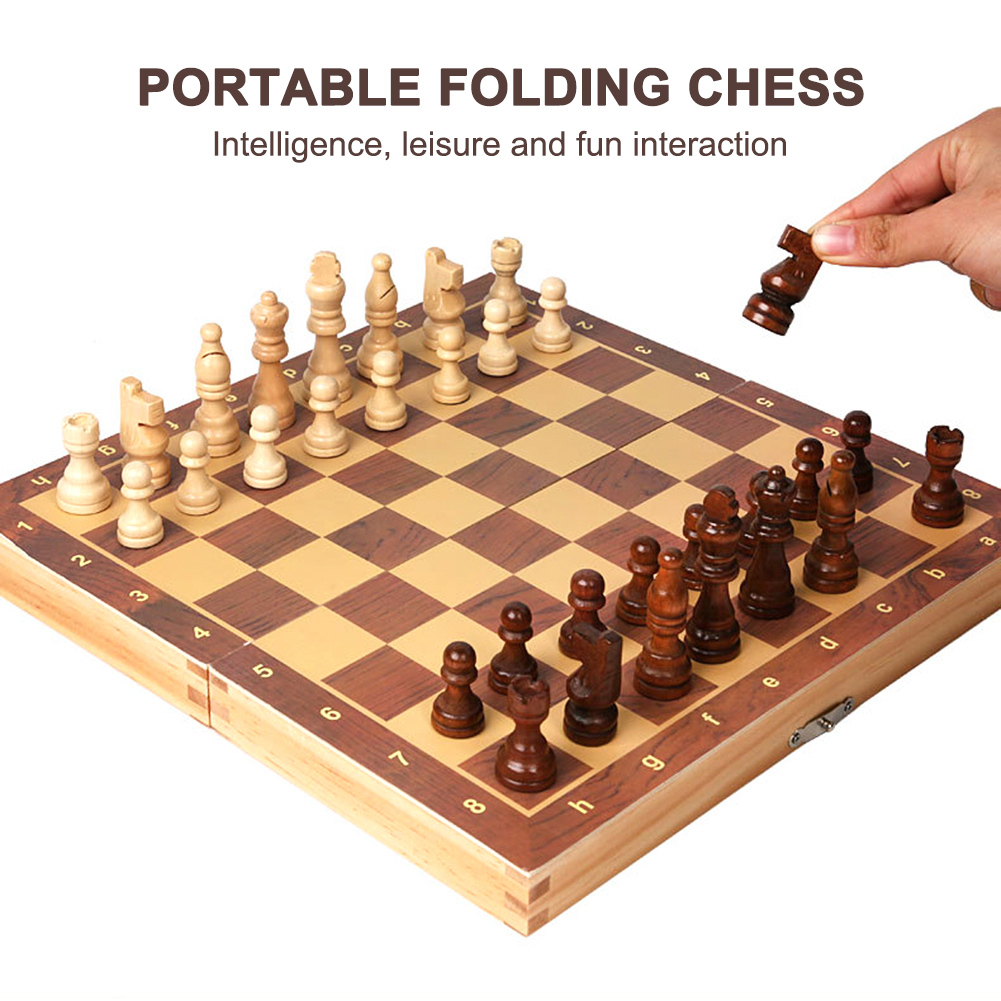 Groot schaakbord voor het ontw - Chess Set Wooden recensie en prijs