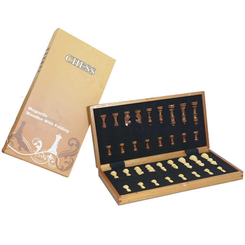 Magnetisch houten opvouwbaar s - Chess Set Wooden recensie en prijs