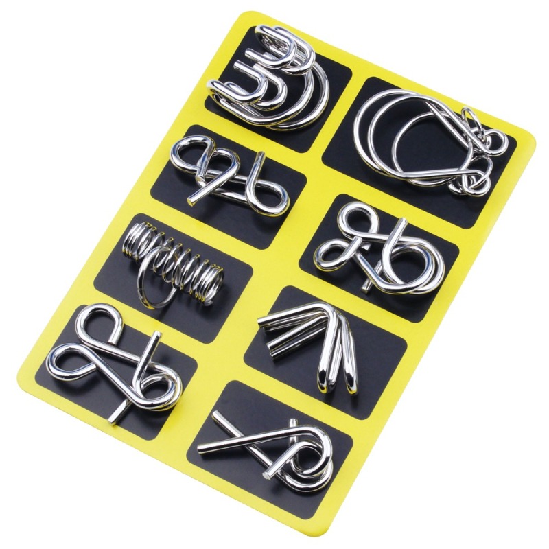 8-delige metalen puzzelset, kl - Board Game For Kids recensie en prijs