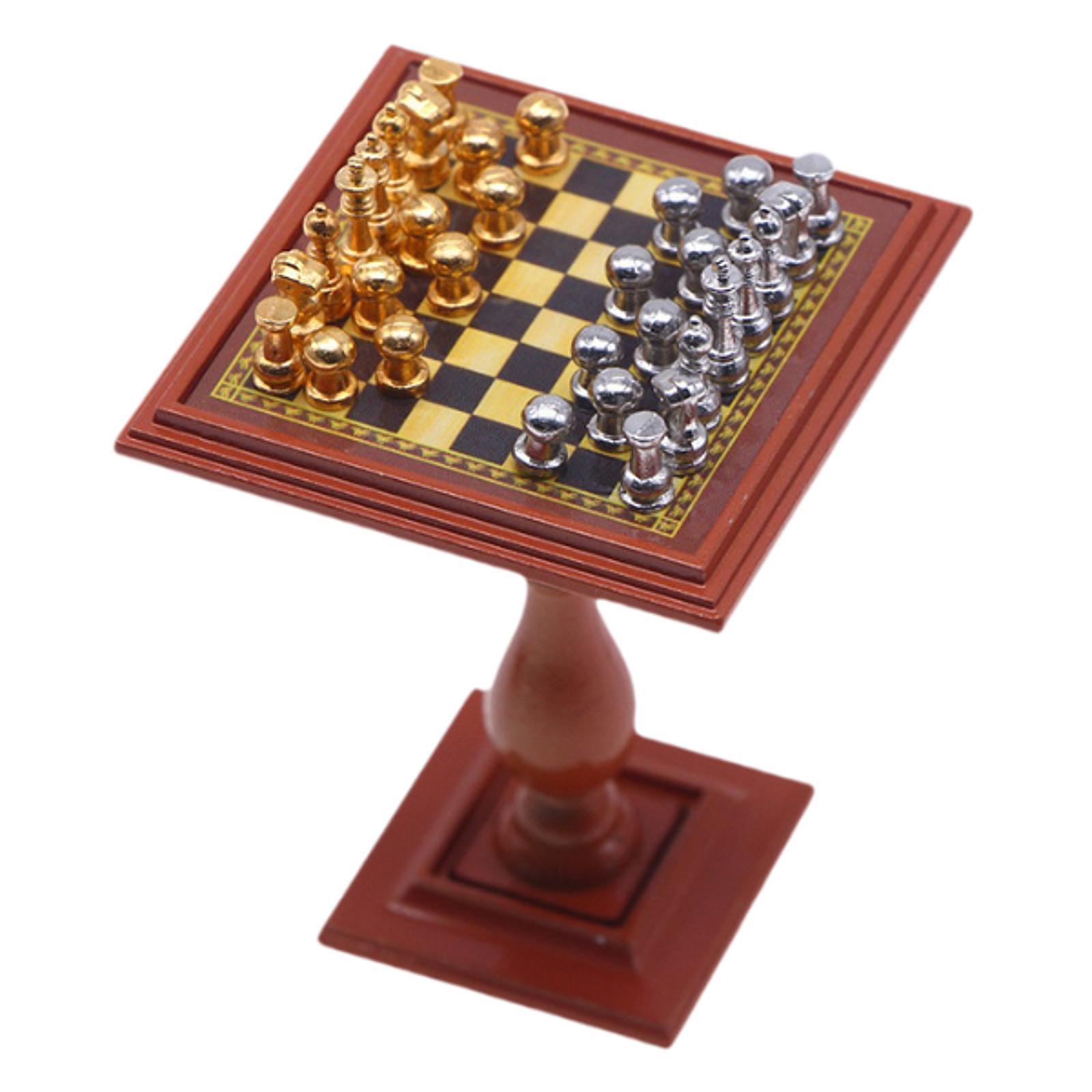 Poppenhuis Miniatuur Internati - Chess Set Wooden recensie en prijs