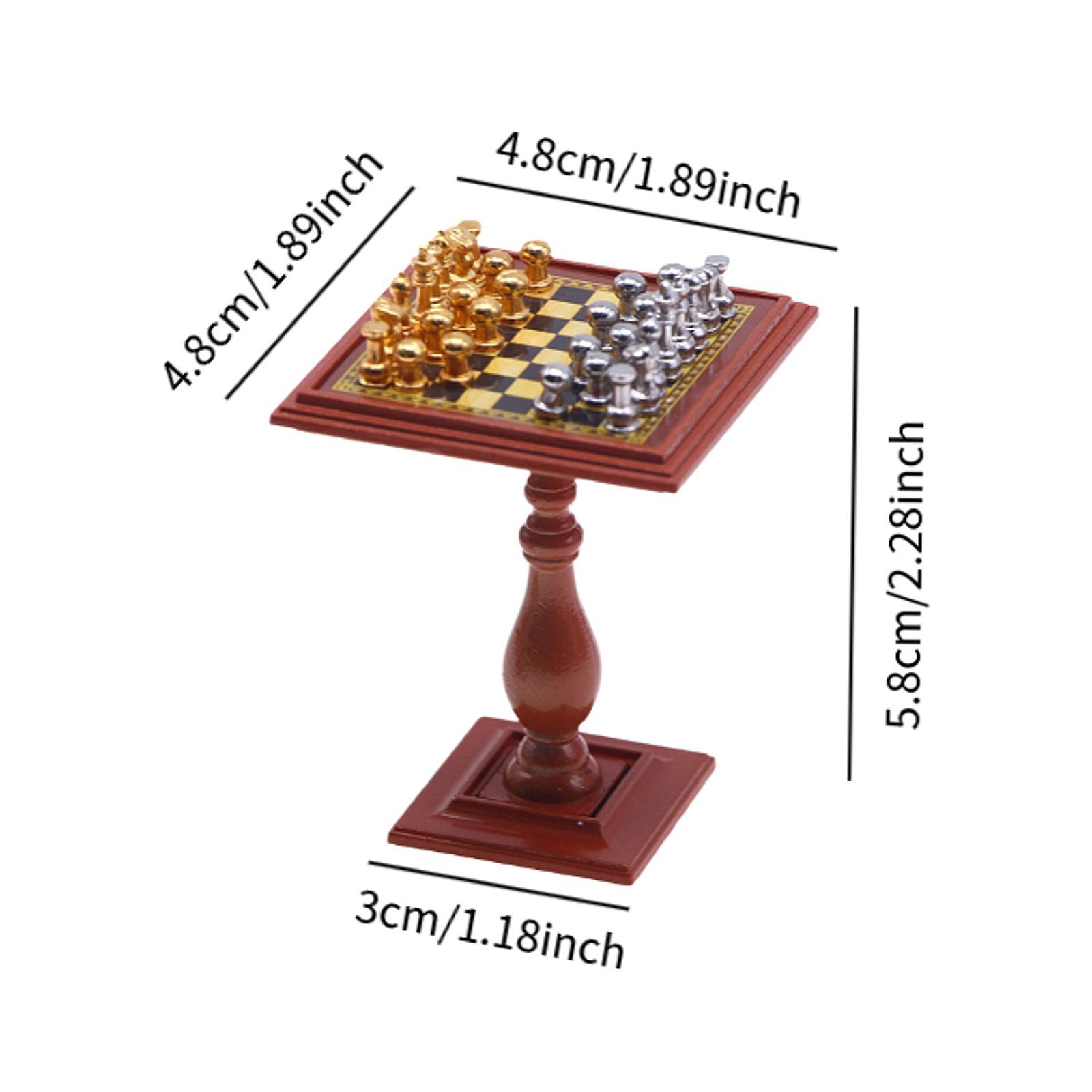 Poppenhuis Miniatuur Internati - Chess Set Wooden recensie en prijs
