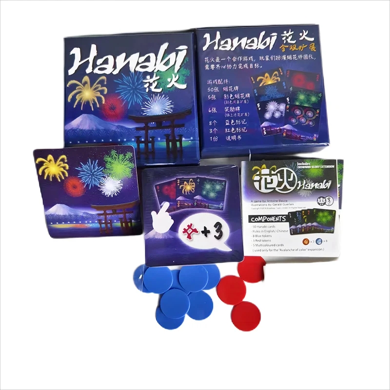 Hanabi coöperatieve kaartspel  - Board Game Room recensie en prijs