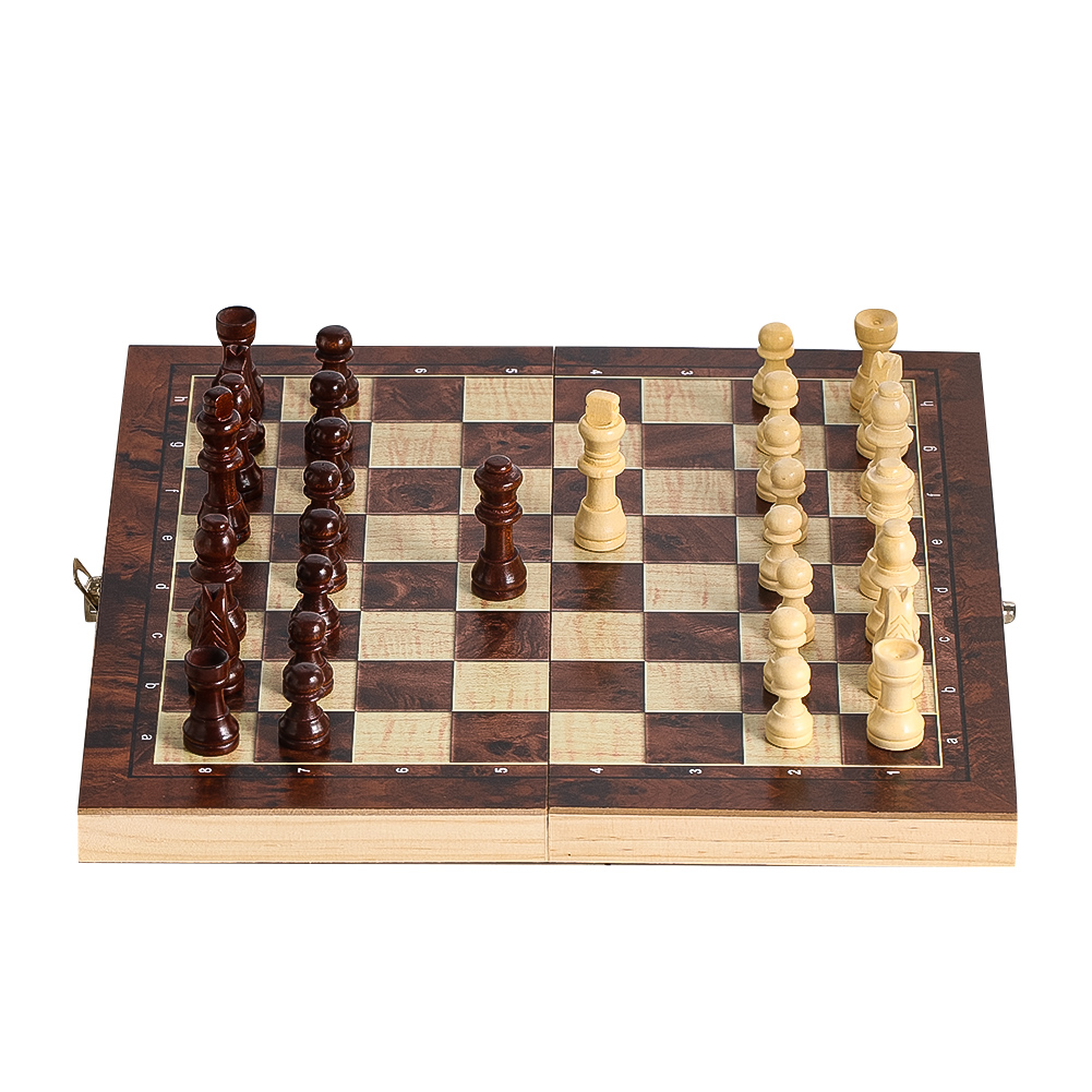 Houten 3-in-1 Dammen Backgammo - Chess Set Wooden recensie en prijs