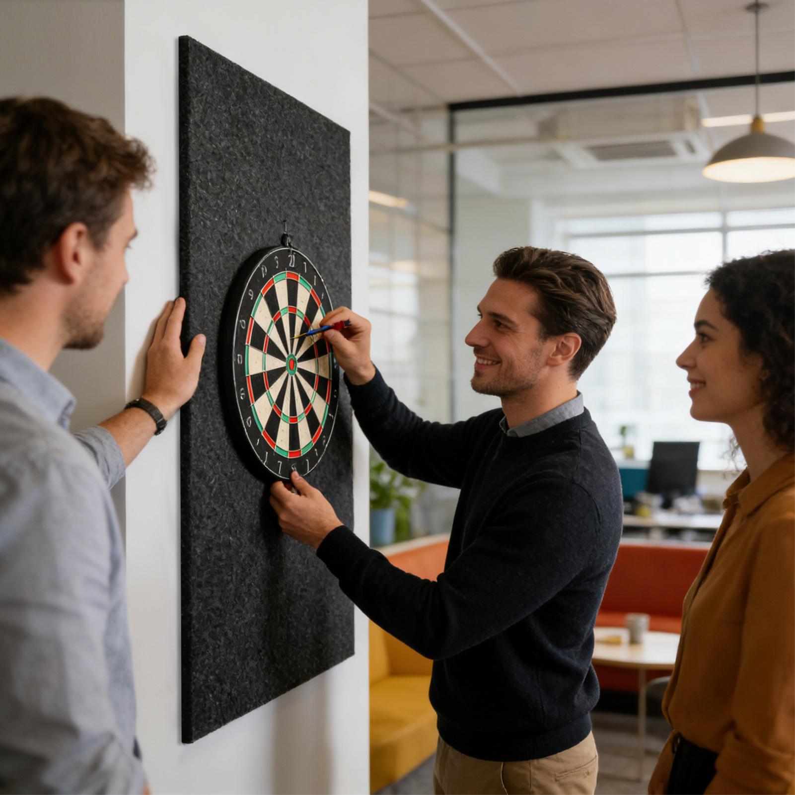 Dartbord Wandbeschermer Vilt O - Board Game Room recensie en prijs