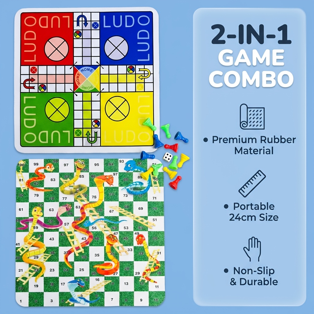 2-in-1 Ludo en Snake and Ladde - Board Game Ludo recensie en prijs