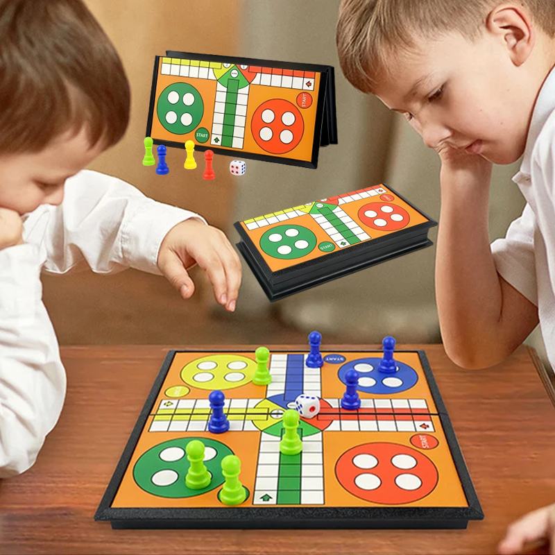 Draagbare Ludo Chess Backgammo - Board Game Ludo recensie en prijs