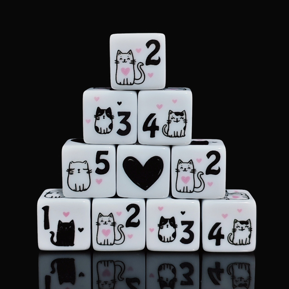 12 stuks/set 16mm schattige ka - Board Game Dnd recensie en prijs