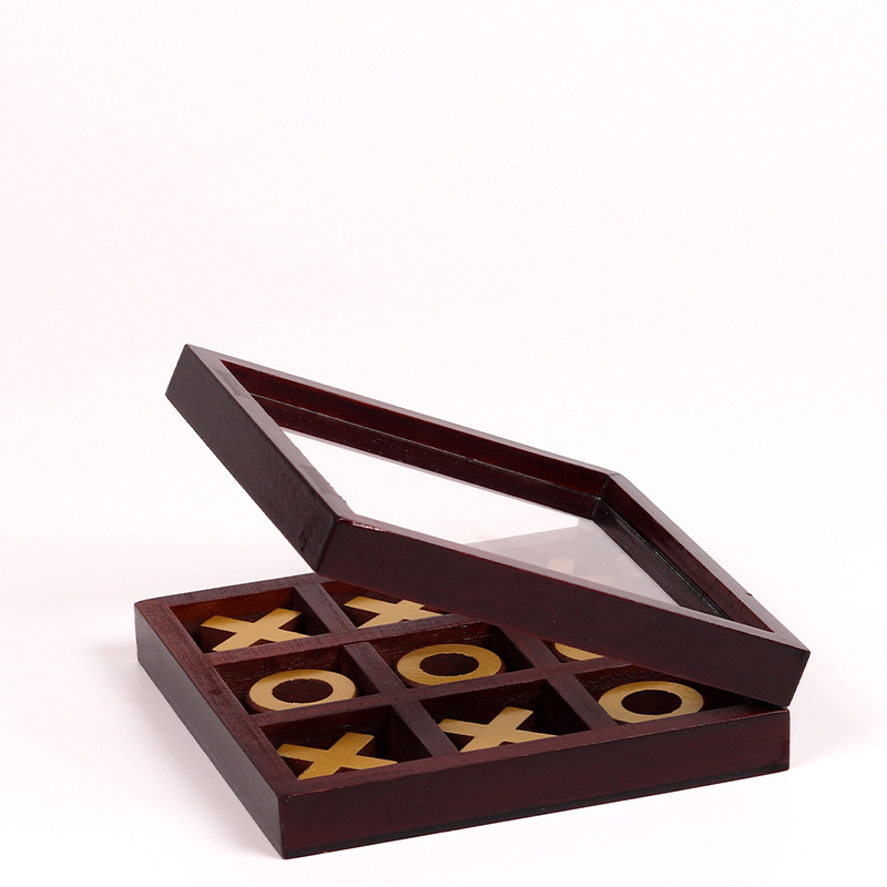 Grappige Tic Tac Toe Schaakbor - Chess Set Wooden recensie en prijs