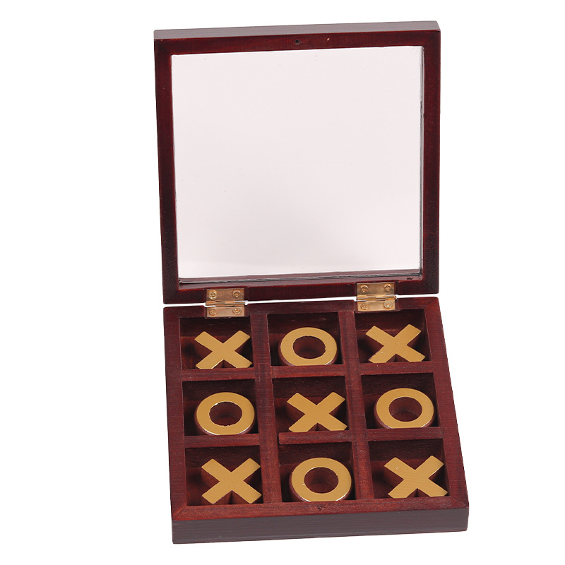 Grappige Tic Tac Toe Schaakbor - Chess Set Wooden recensie en prijs