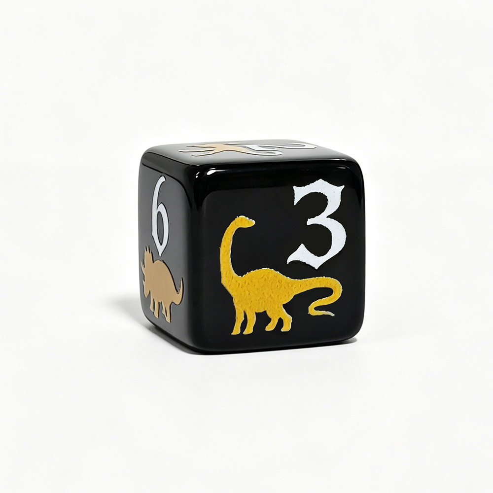 12 stuks 16mm zwarte acryl dob - Board Game Dnd recensie en prijs