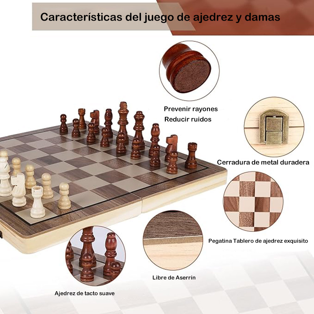 39cm Schaakspel Houten Schaaks - Chess Set Wooden recensie en prijs