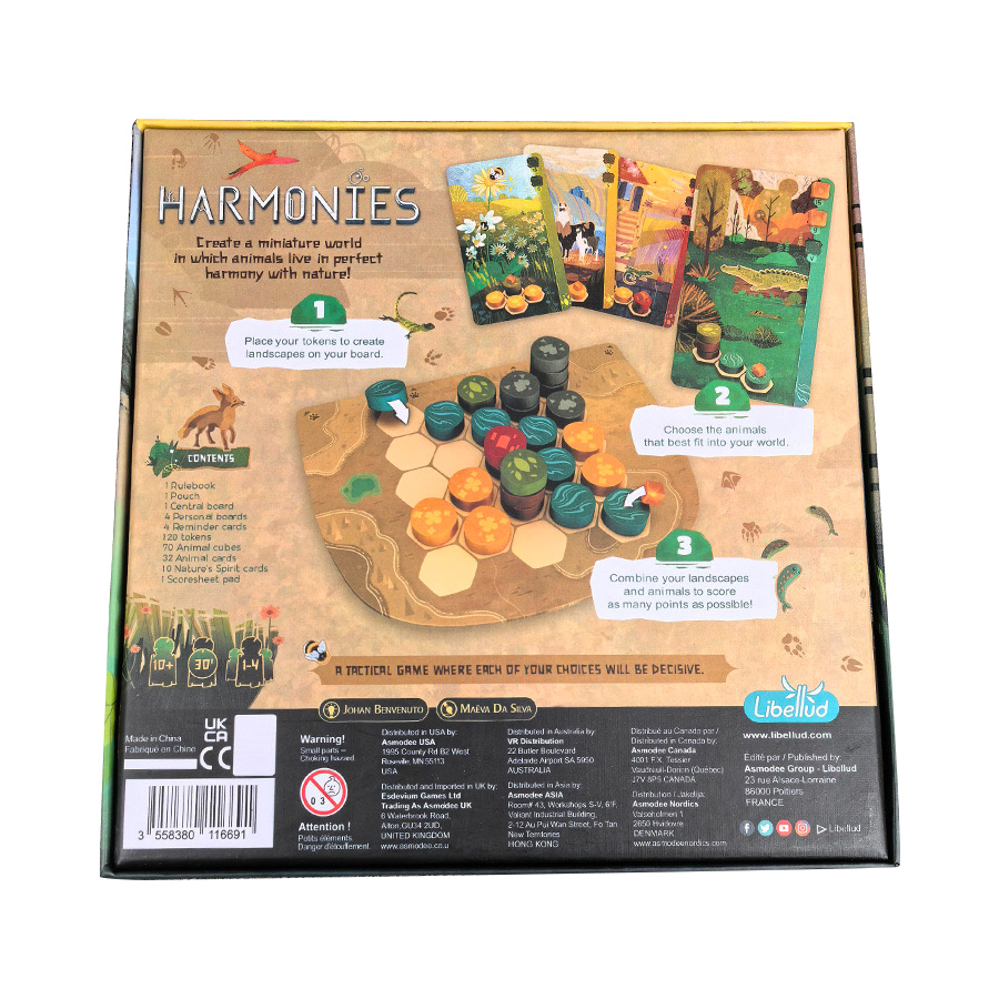 Harmonies - Bordspellen - Crea - Board Game Harmonies recensie en prijs