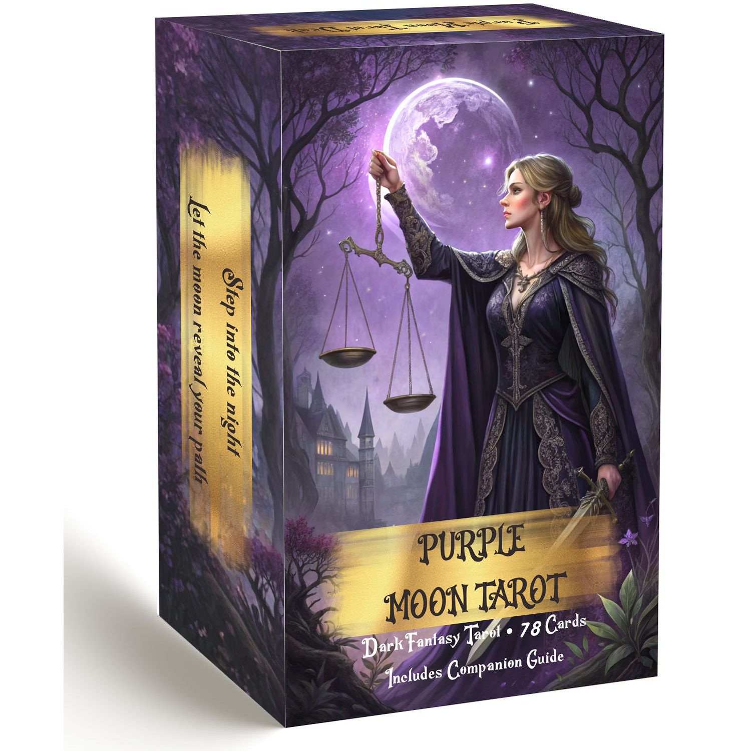 Purple Moon Tarot Cards Deck m - Board Game Oracle recensie en prijs