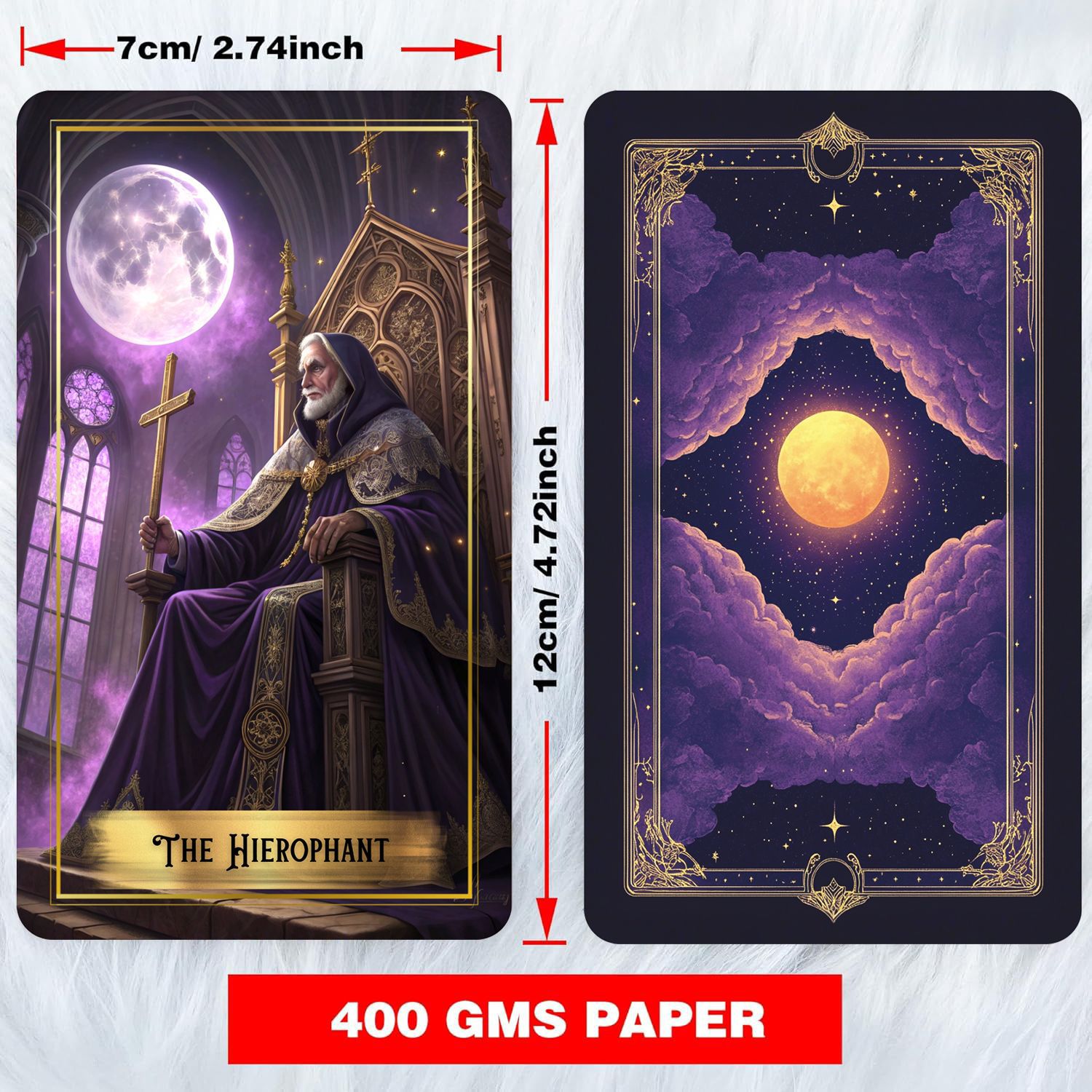 Purple Moon Tarot Cards Deck m - Board Game Oracle recensie en prijs