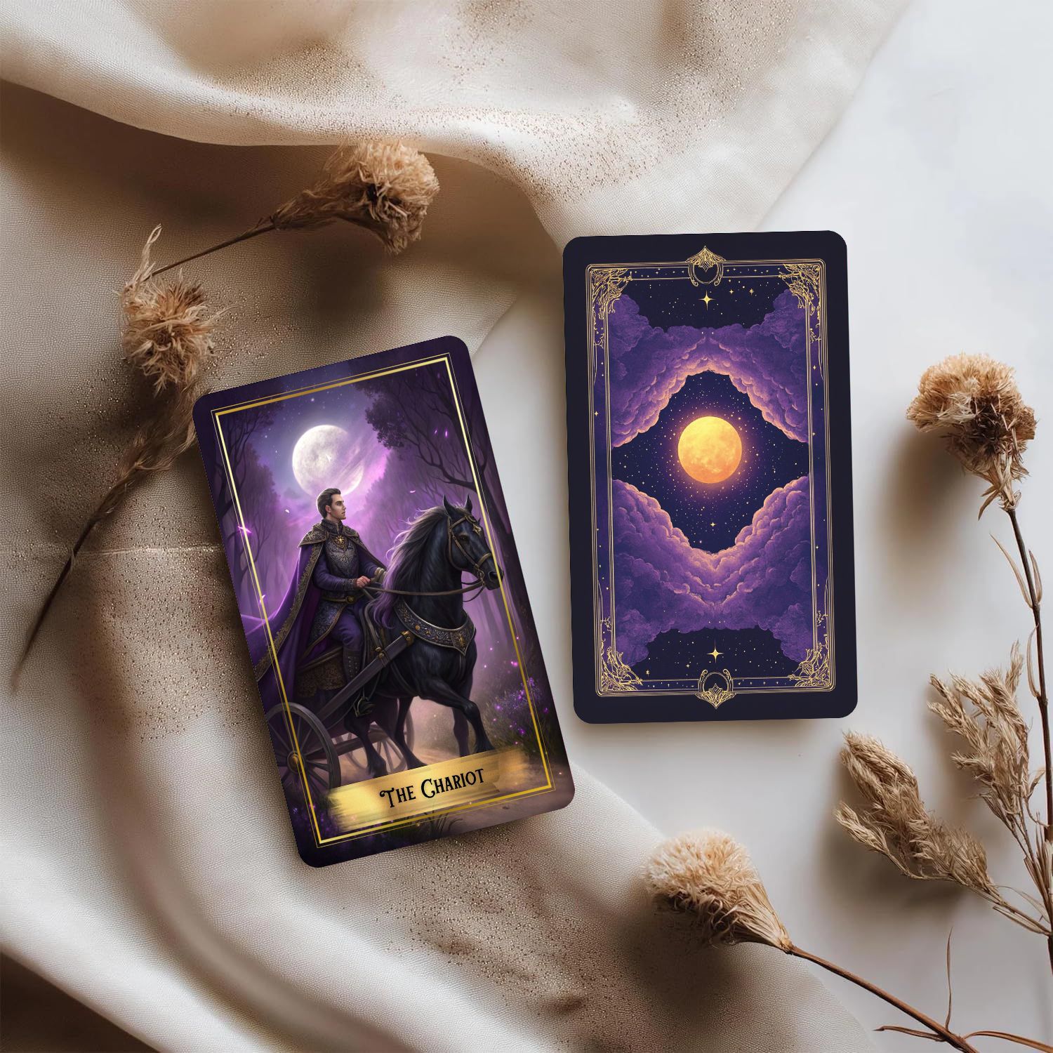Purple Moon Tarot Cards Deck m - Board Game Oracle recensie en prijs