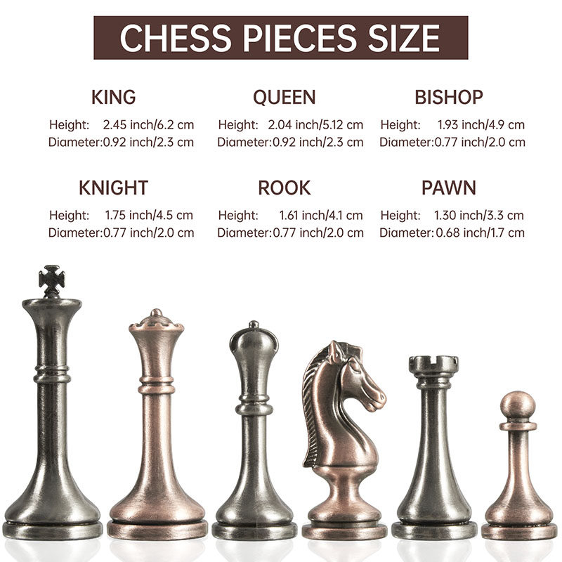 Luxe schaakbord 30,5 cm/12 inc - Chess Set Wooden recensie en prijs