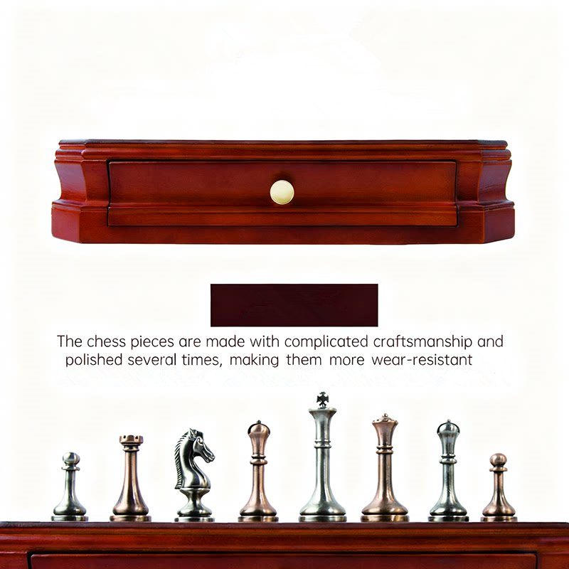 Luxe schaakbord 30,5 cm/12 inc - Chess Set Wooden recensie en prijs