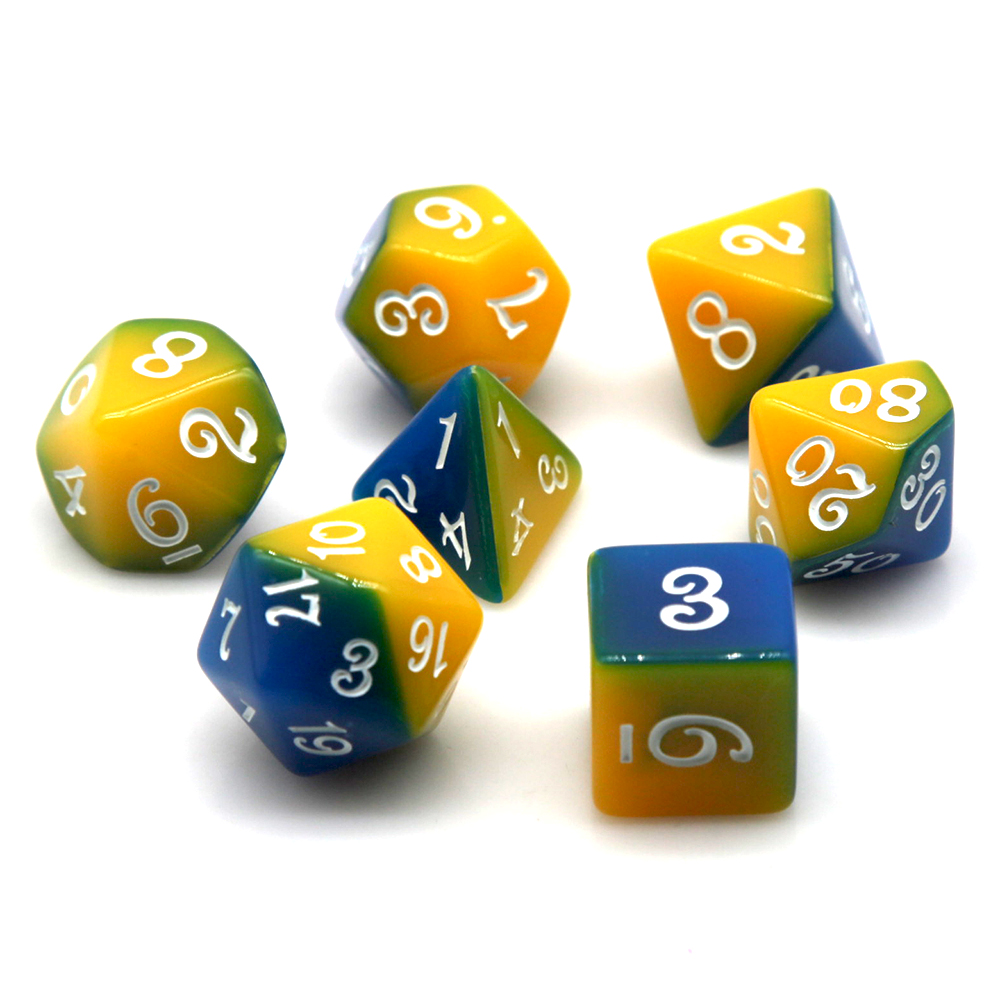 Blauw & Geel Dubbelkleurige Po - Board Game Dnd recensie en prijs