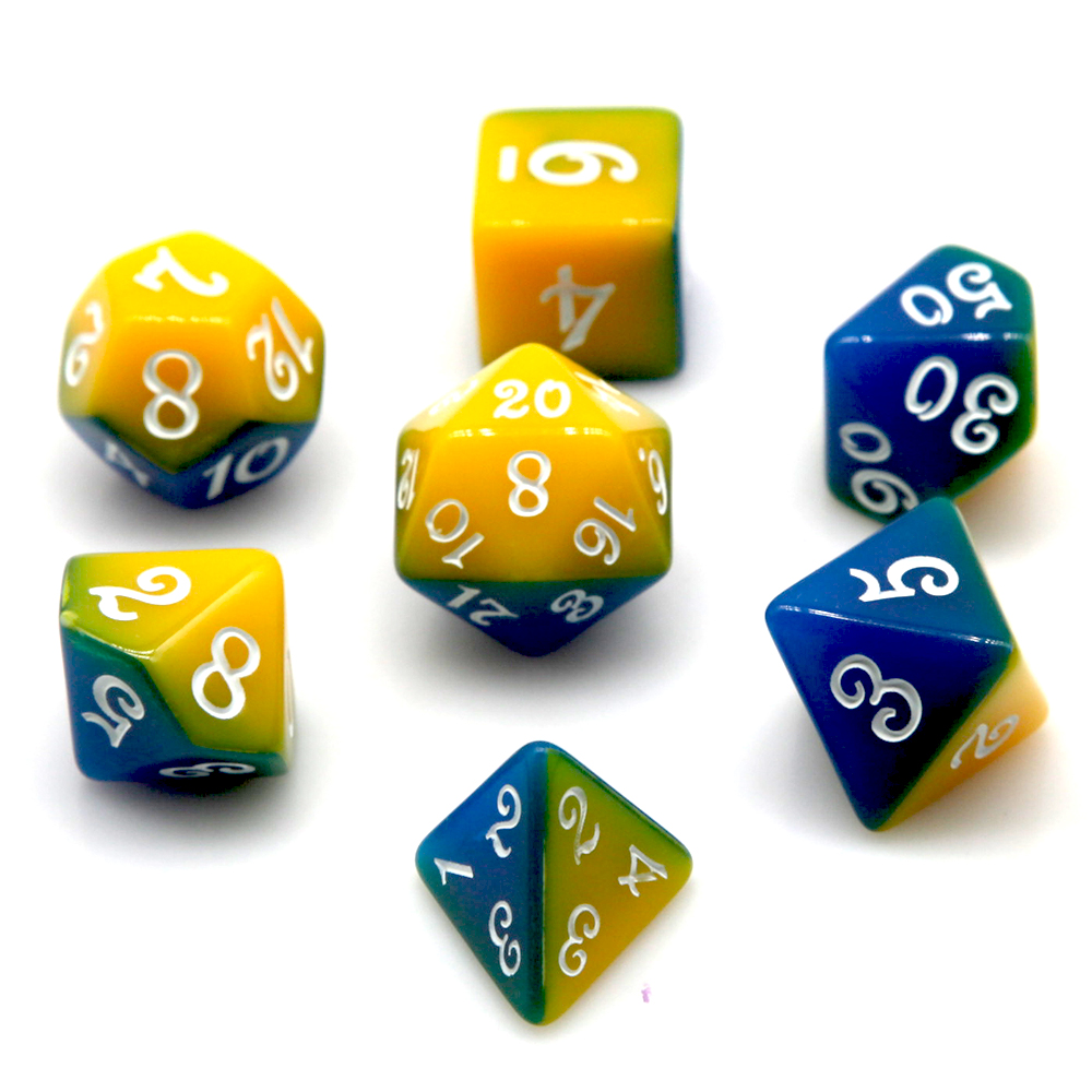Blauw & Geel Dubbelkleurige Po - Board Game Dnd recensie en prijs
