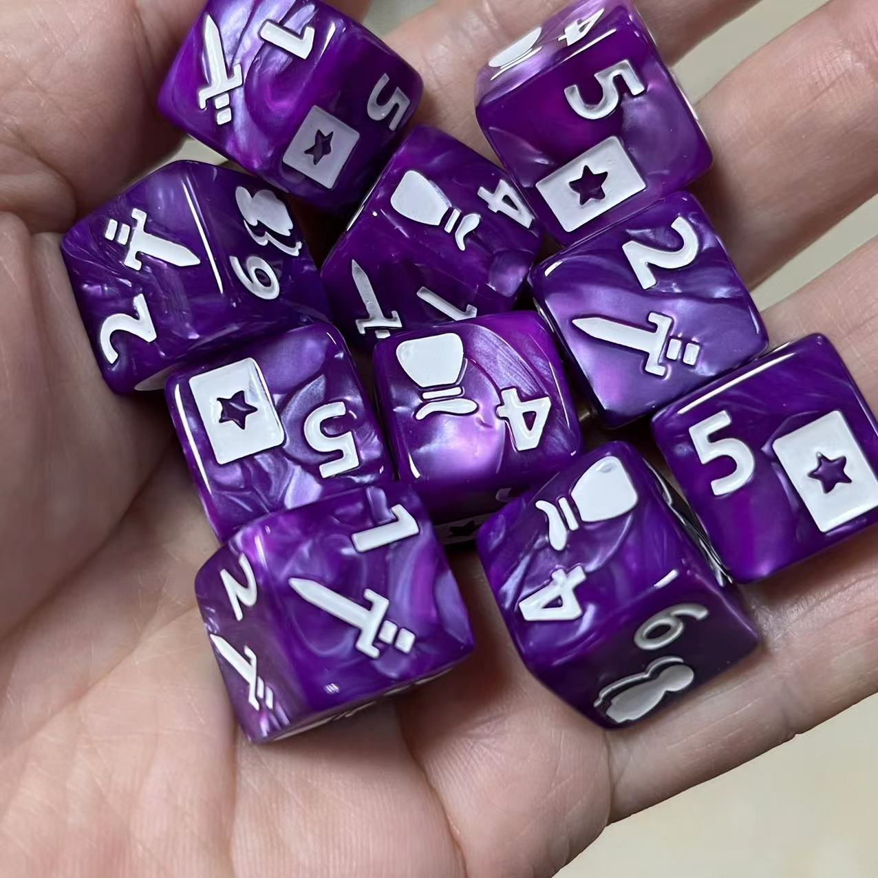 10 stuks set nieuwe 16 mm 6-zi - Board Game Ludo recensie en prijs