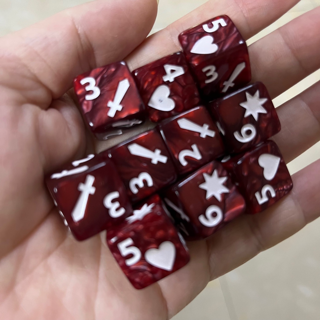 10 stuks set nieuwe 16 mm 6-zi - Board Game Ludo recensie en prijs