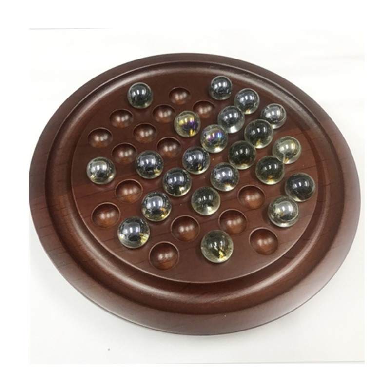 Houten Solitaire schaakspel -  - Chess Set Wooden recensie en prijs